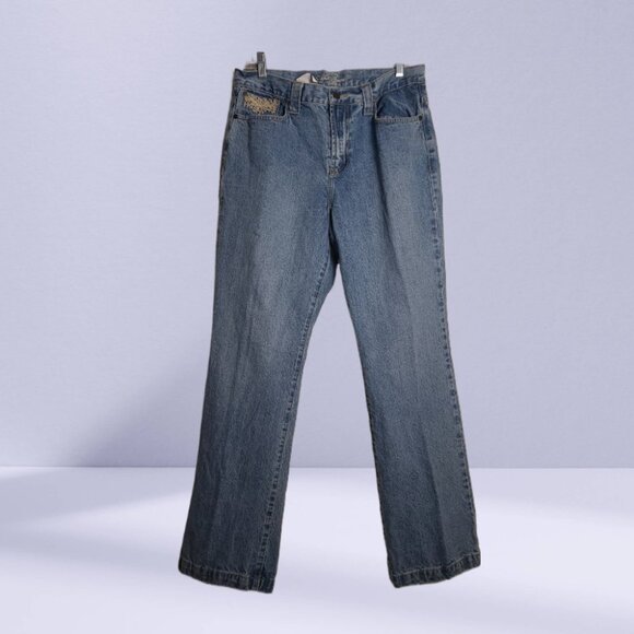 Lena Blue Denim Women's Jeans - Picture 13 of 13